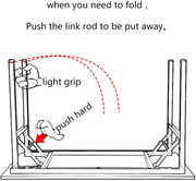 Folding Desk for Home Office 100cm Length Modern Folding Table Computer Desk No Install Needed