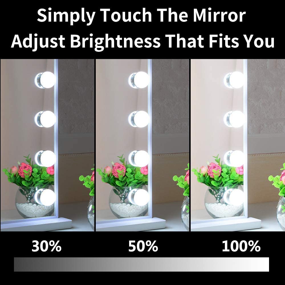 Hollywood Lighted Makeup Mirror