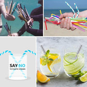 Telescopic Stainless-Steel Reusable Straws with Cases – 2 Pack