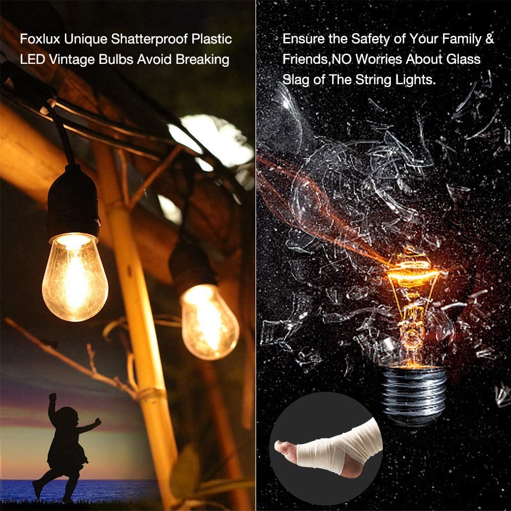 Solar String Lights-15 Globes