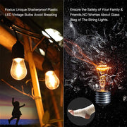 Solar String Lights-15 Globes
