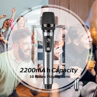 JYX Single UHF Wireless Microphone with Rechargeable Receiver