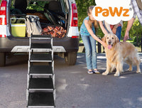 6-Step Folding Dog Access Stairs – 2 Heights, 90 kg Capacity