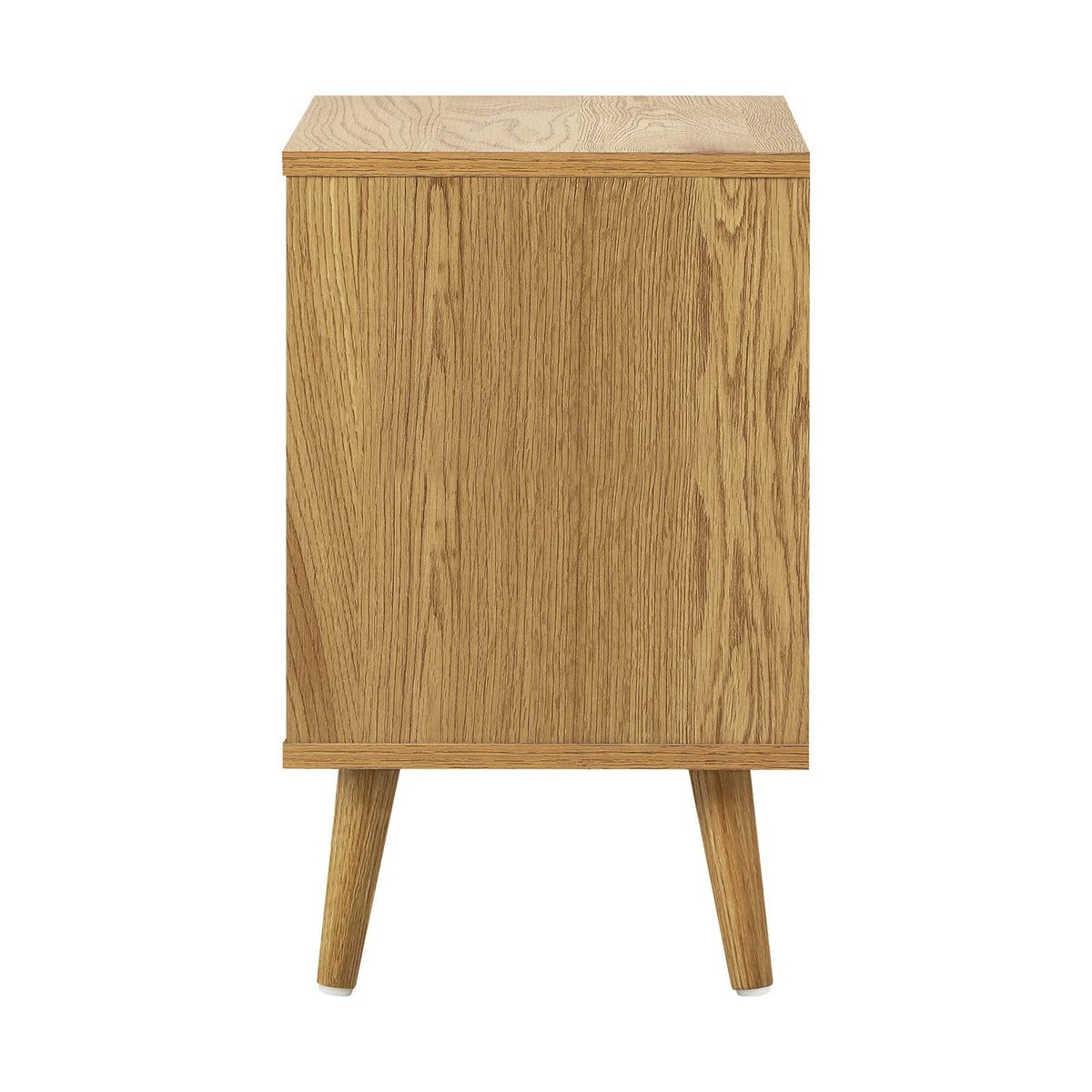 Wooden Bedside Table with 2 Drawers
