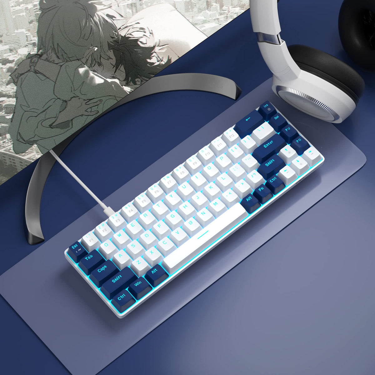 MageGee MK-Box 68-Key Wired Mechanical Keyboard