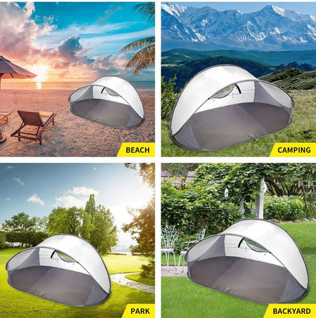 Mountview Pop Up Tent Camping Beach Tents 4 Person Portable Hiking Shade Shelter