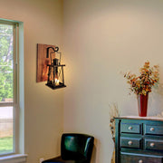 Decorative Iron Wall Hanging Brackets – Black, Set of 2