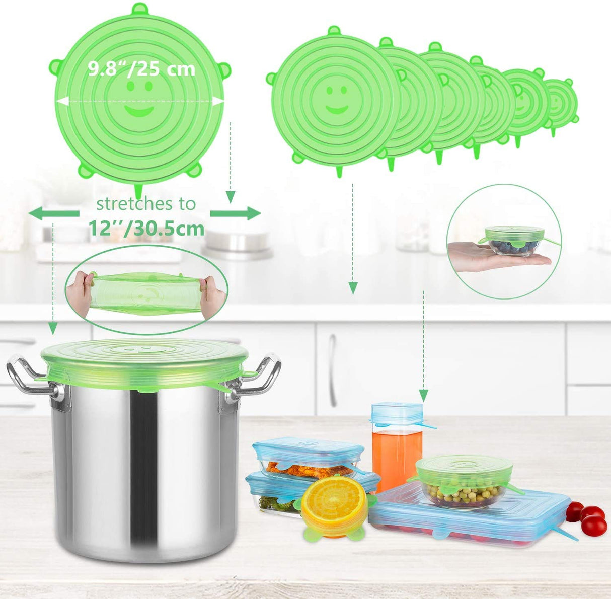 Silicone Stretch Lids