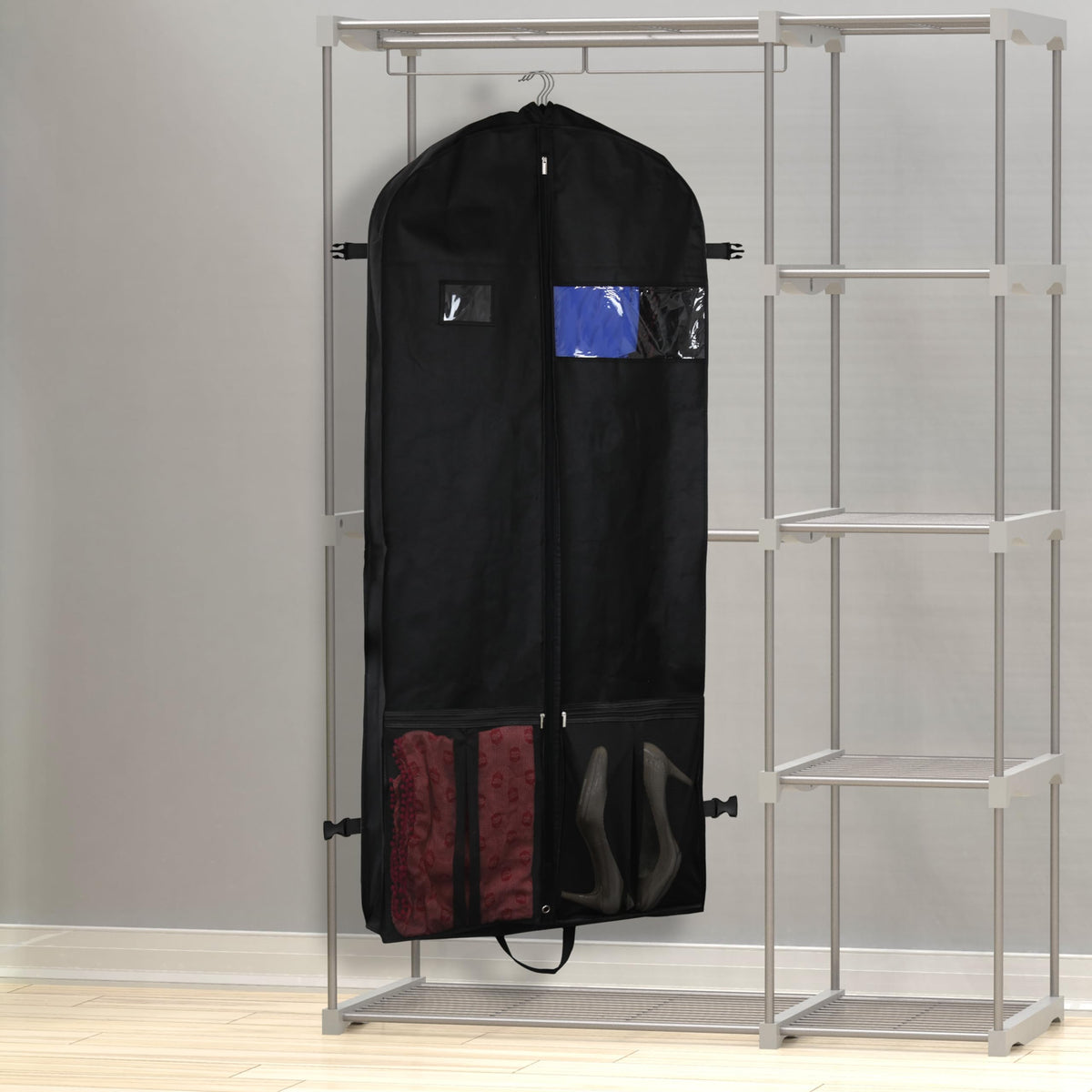 60-Inch Extra-Wide Garment Bag with Accessory Pockets