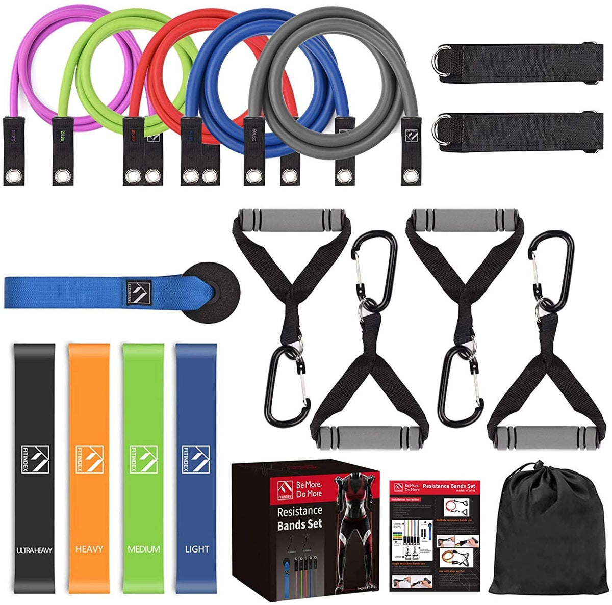 Resistance Bands Set with Handles 22PCS