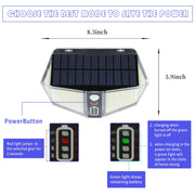 2-Pack 410-LED Solar Motion Security Lights – 3 Modes