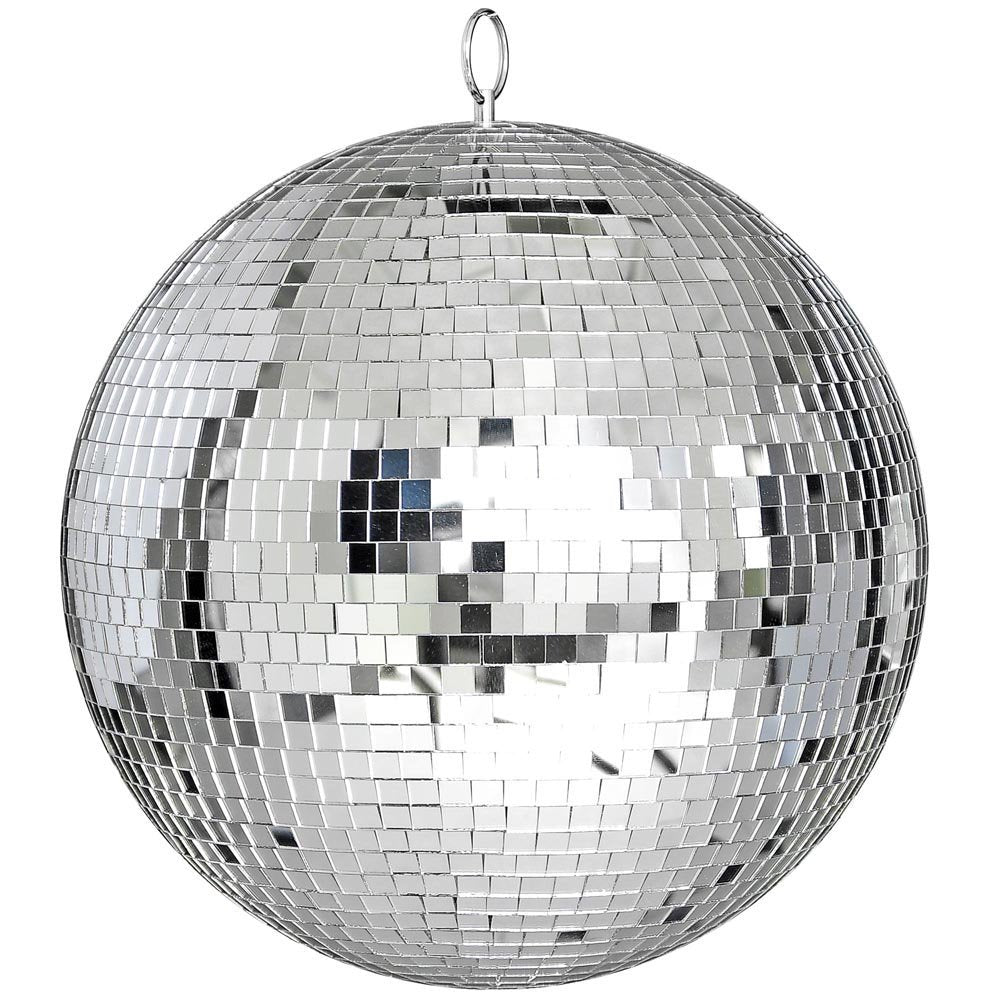 40cm Glass-Tile Mirror Ball – 10mm Facets