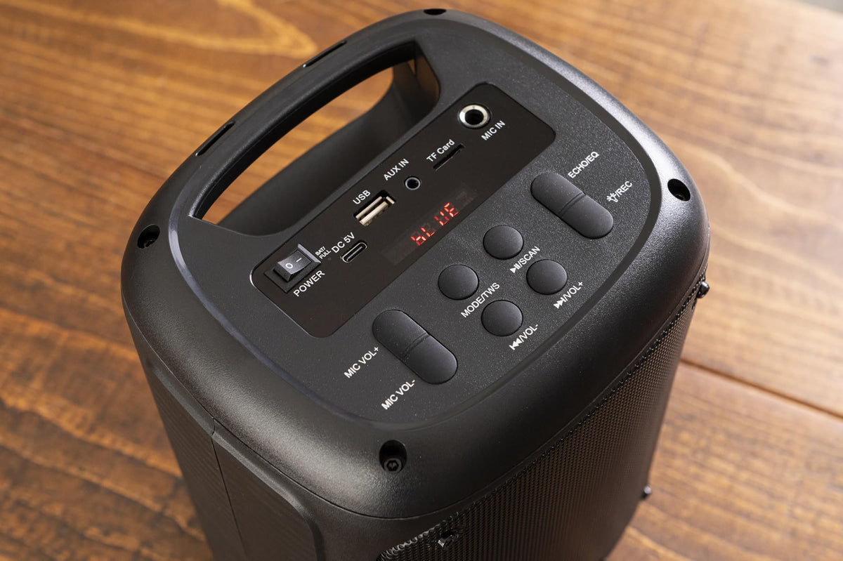 Vocal-Star VS-275BT 60 W Karaoke Machine with 2 Wireless Microphones