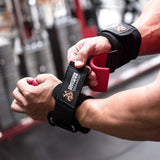 Weight Lifting Hooks Grip (Pair) - 8 mm Thick Padded Neoprene, Double Stitching, Non-Slip Resistant Coating – Secure Your Grip and Reach Your Goals with Premium Workout Hook Gloves.