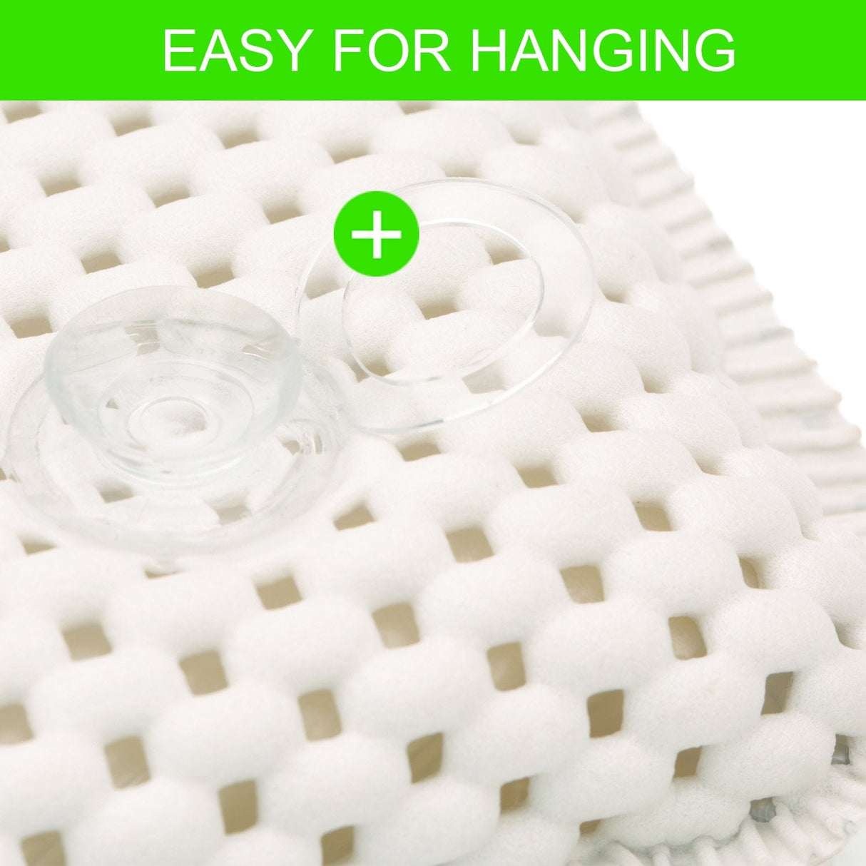 Bathtub Pillow, Neck & Back Support, Bath and Spa Head Rest Pillow with Suction Cups