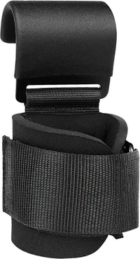 Heavy-Duty Lifting Hooks with Wrist Straps – Pair