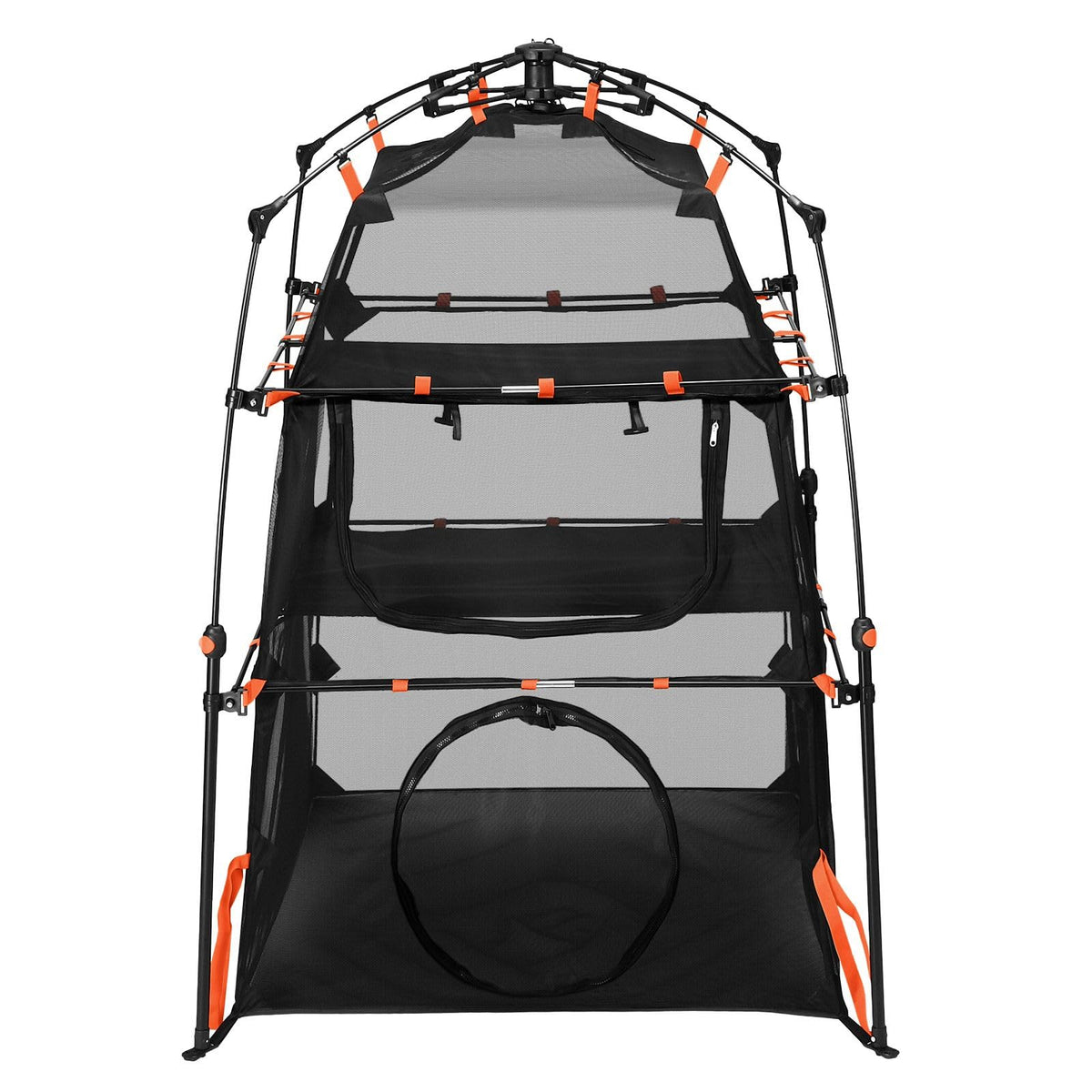 Portable 3-Tier Mesh Cat Tower with Carry Bag