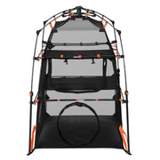 Portable 3-Tier Mesh Cat Tower with Carry Bag