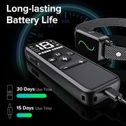 Dog Training Collar, Rechargeable Shock Collar for Dogs with Vibration, Electric Shock, Beep, Security Lock, Remote and Waterproof for Small, Medium, Large Dogs