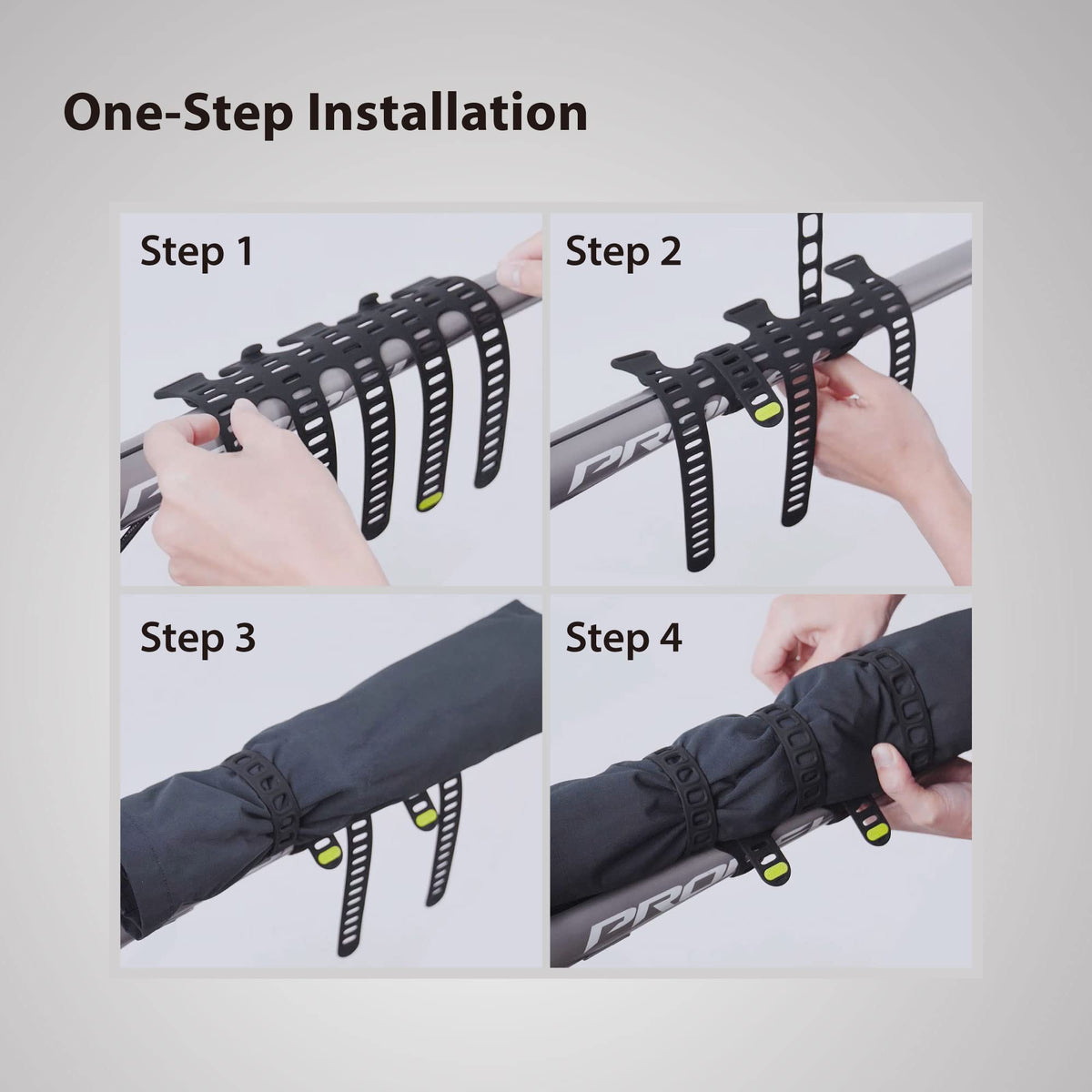 Universal Bike Frame & Handlebar Accessory Strap – 22–88 mm