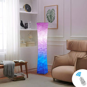 Design Floor Lamp, LEONC Standing Lamp, RGB 7 Colours, 10 Levels Brightness, Remote Control