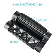 Party Lights DJ/Disco Lights, 8x3W Mini Spider Moving Head LED Beam Stage Light RGBW, Sound Activated/DMX-512 Control for Party, bar, Celebration, Concert, Club