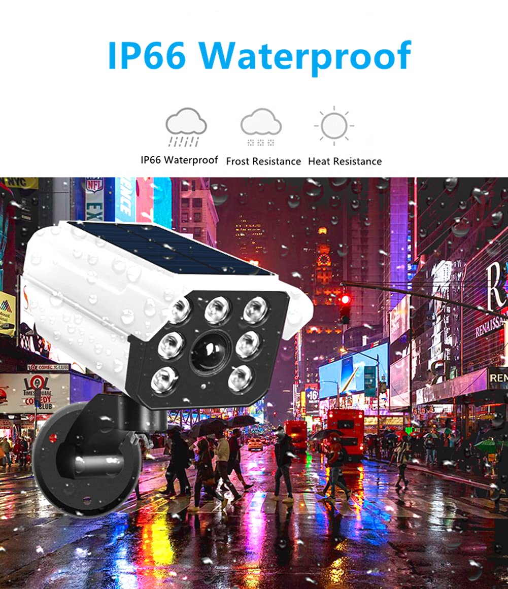 Solar Motion Sensor Light Outdoor - 2400Lumens LED Spotlight 8-Watt IP66 Waterproof, Wireless Solar Flood Security Light for Porch Garden Patio Driveway Pathway