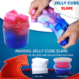 Unicorn DIY Slime kit Supplies-6 Cloud Slime6 Clear Slime3 Jelly Cube5 Unicorn55 Glitter4 Magic Clay with DIY Slime Tool and Slime Box