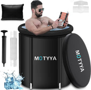 85 × 75 cm Portable Ice Bath Tub with Cover