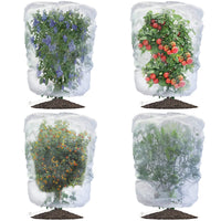 4-Pack Drawstring Fruit & Plant Protection Mesh Bags – 3.5 × 2.3 ft