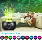 LED Galaxy Projector Light for Kids with Remote Control, Built-in Music Player & Timer Function