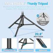 APEXEL 178 cm Phone & Camera Tripod with Remote