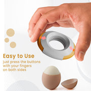 Compact Boiled Egg Topper Tools – 2 Pack