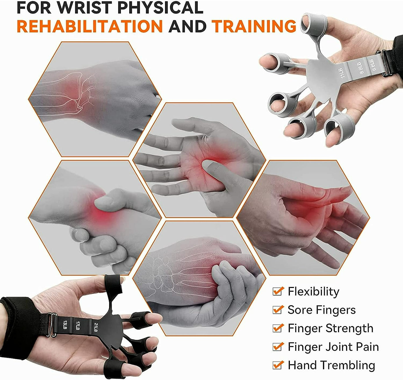 Finger & Hand Strengthener Set – 2 Pieces