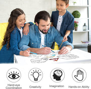 2-Pack Kids’ Colouring Paper Rolls – 300 × 30cm