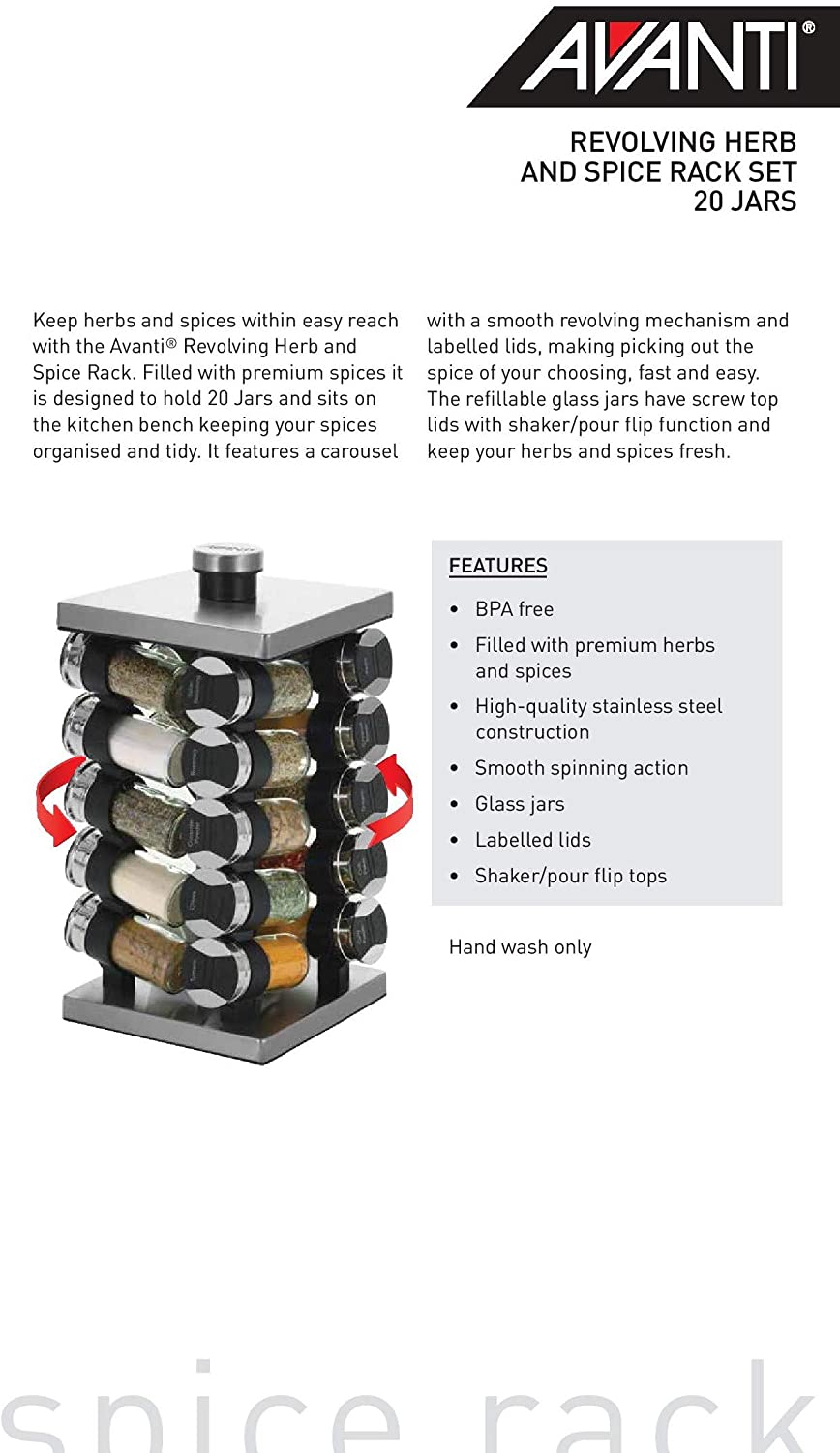 Revolving Herb & Spice Rack Set