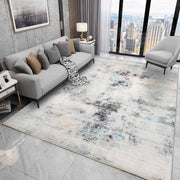 200 × 250 cm Grey Abstract Medium-Pile Area Rug