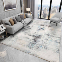 200 × 250 cm Grey Abstract Medium-Pile Area Rug