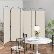 188cm Folding 6-Panel Room Divider – 4 Colours