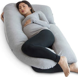 Pregnancy Pillow (with Travel/Storage Bag) U-Shape Full Body Pillow Maternity Support Detachable Extension