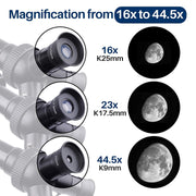 Telescope, 70mm Aperture 400mm AZ Mount Astronomical Telescope for Astronomy Beginners Kids Adults - Portable Travel Telescope with Carry Bag Upgraded Tripod and Phone Holder for Photography