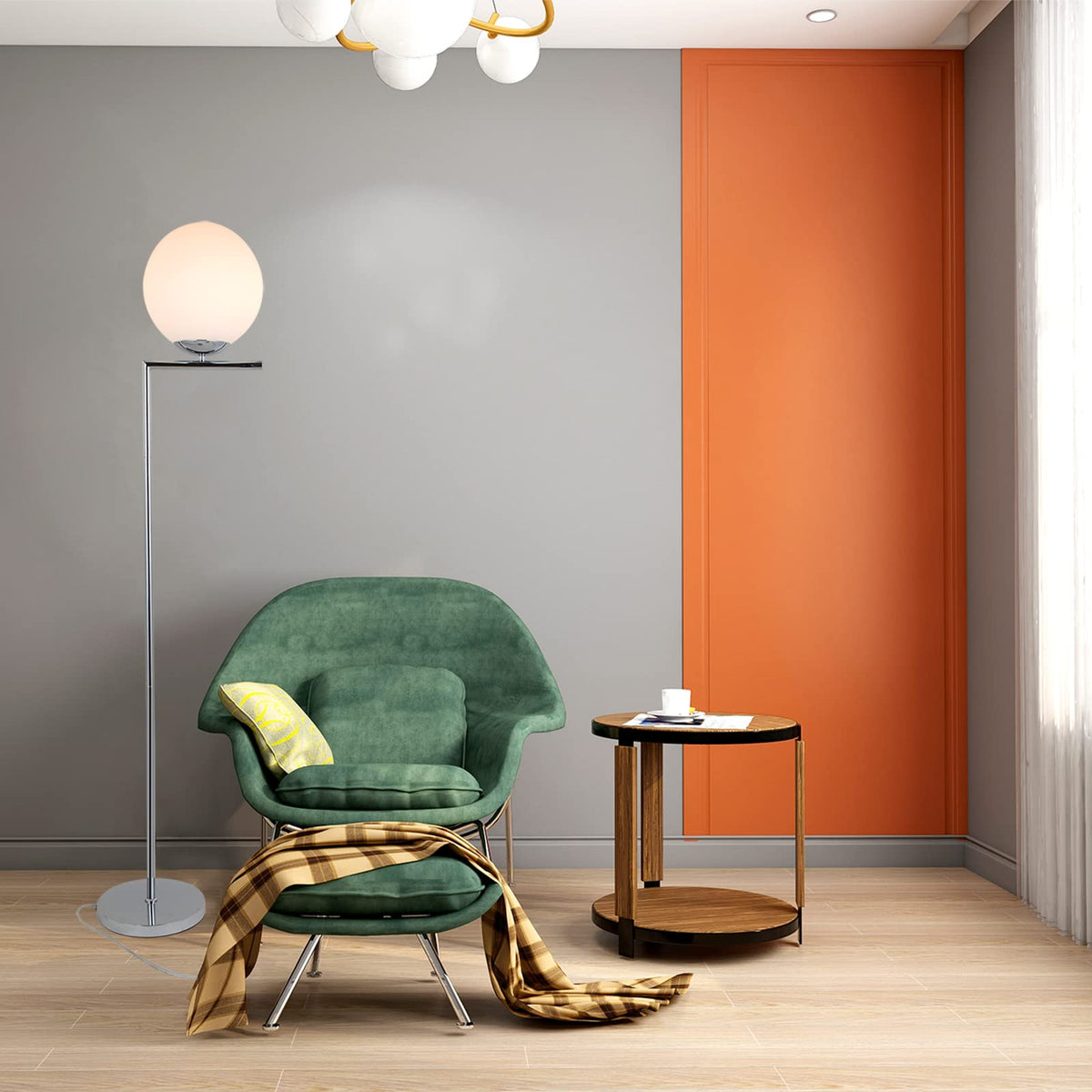 Modern Globe Floor Lamp