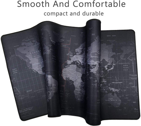 Mouse Pad, JRINTL Extended Gaming Mouse Pad Large Size 800x300mm Ergonomic Multipurpose Comfortable Anti-Fray Stitched Edges Mouse pad Desk Mat for Gamer Computer PC Keyboard and Mouse