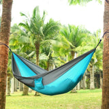 Nylon Parachute Camping Hammock- Blue