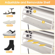 3-Drawer Enclosed Shoe Cabinet – Up to 30 Pairs
