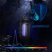 Pro Bug Zapper for Outdoor & Attractant - Effective 4000V Electric Mosquito Zappers/Killer - Insect Fly Trap, Waterproof Indoor and outdoor - Electronic Light Bulb Lamp for Backyard, Large
