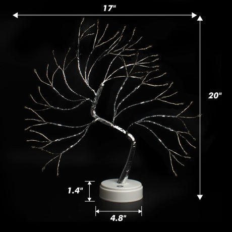 Fairy Light Tree with 108 LED-Battery and USB Operated