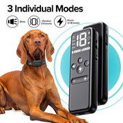 Dog Training Collar, Rechargeable Shock Collar for Dogs with Vibration, Electric Shock, Beep, Security Lock, Remote and Waterproof for Small, Medium, Large Dogs
