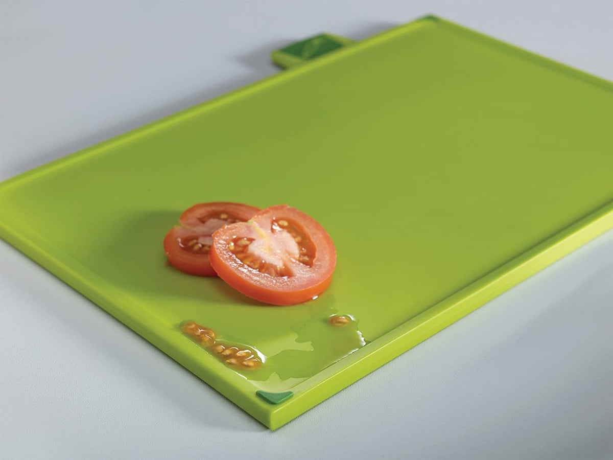 Cutting Board Set with 4 Matching Knives and Storage Case