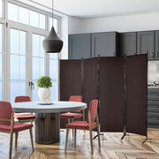 221 × 172 cm 4-Panel Fabric Room Divider – 3 Colours